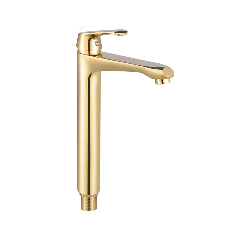 SKSL 12002 Washbasin single handle zinc mixer for bathroom Zirconium Gold